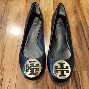 TORY BURCH Reva Leather Ballet Slip-on Flats